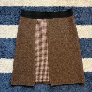 Baabaazuzu Brown Midi Skirt Size Large
